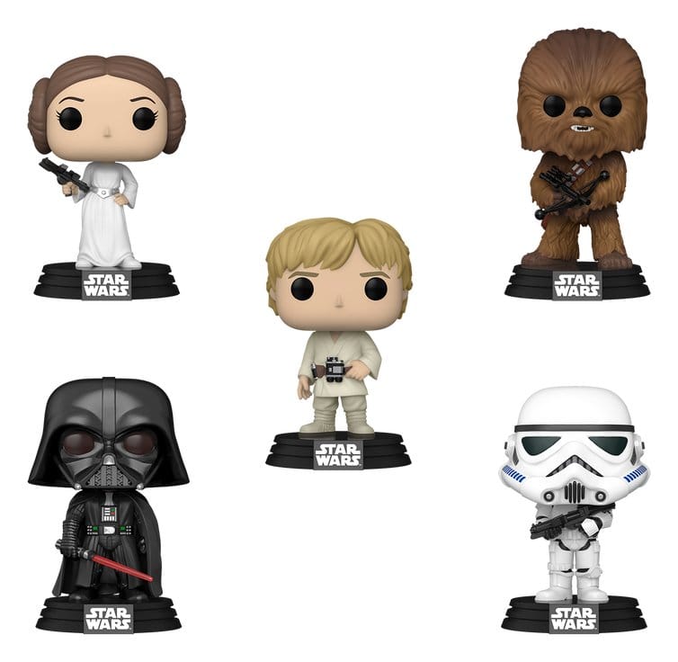 Star Wars POP! Vinyl pack 5 figurines Black Friday Bundle 9 cm