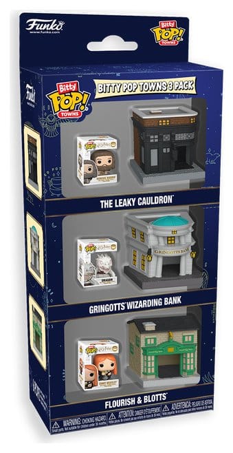 Harry Potter Bitty POP! Towns Vinyl pack 3 figurines Diagon Alley