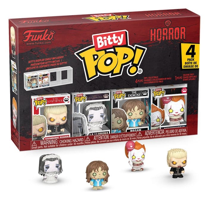 Horror pack 4 figurines Bitty POP! Vinyl David 2,5 cm