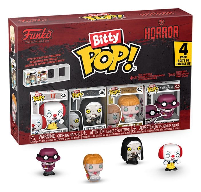 Ça pack 4 figurines Bitty POP! Vinyl Pennywise 2,5 cm