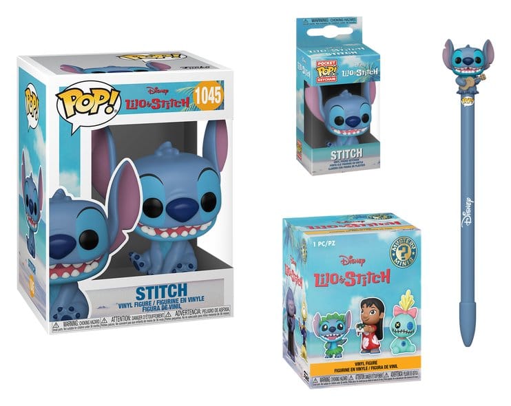 Lilo & Stitch POP! Vinyl pack 4 figurines Stitch Black Friday Bundle 9 cm