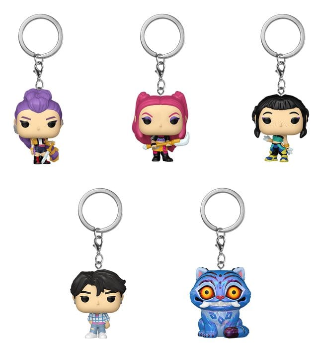 KPOP Demon Hunters blind box assortiment POP! Keychain PDQ (12)