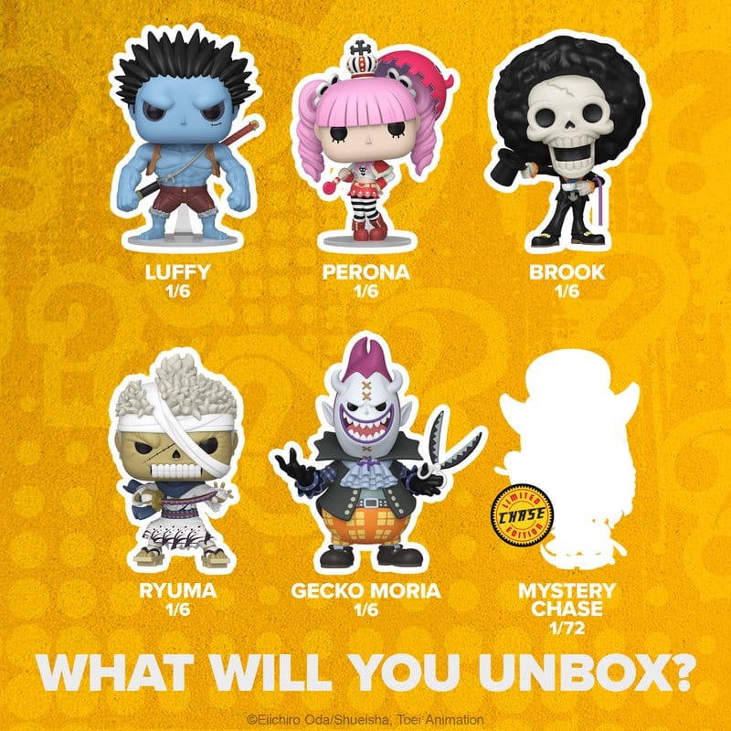 One Piece POP! Mystery Vinyl assortiment figurines Blind Box 9 cm (6)