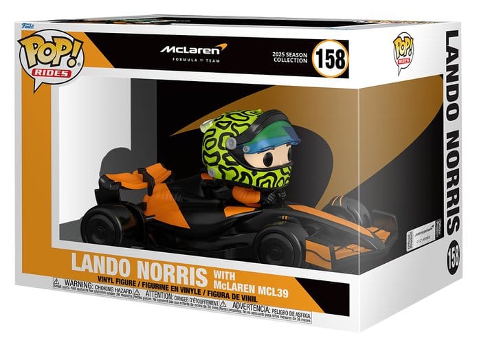 Formule 1 POP! Rides Super Deluxe Vinyl figurine McLaren- Norris 15 cm
