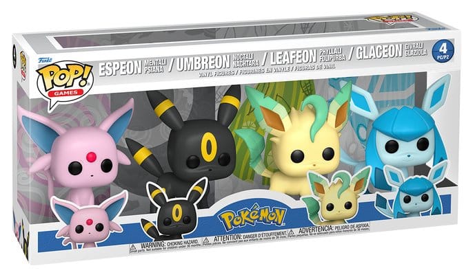 Pokemon POP! Vinyl pack 4 figurines Eeveelutions #2 Black Friday Bundle 9 cm