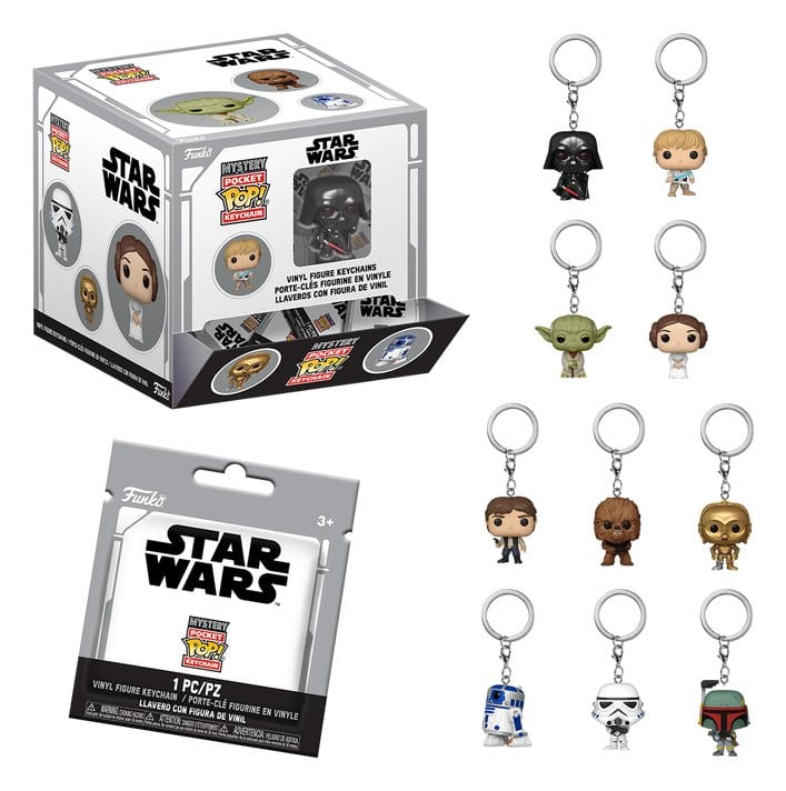 Star Wars présentoir porte-clés Pocket POP! 4 cm (12)