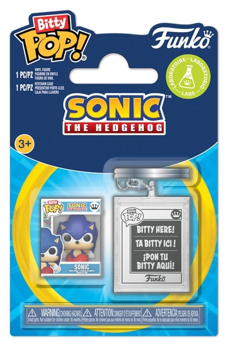 Sonic the Hedgehog pack 2 figurines Bitty POP! & Accessory Vinyl Sonic w/KCHN 2 cm