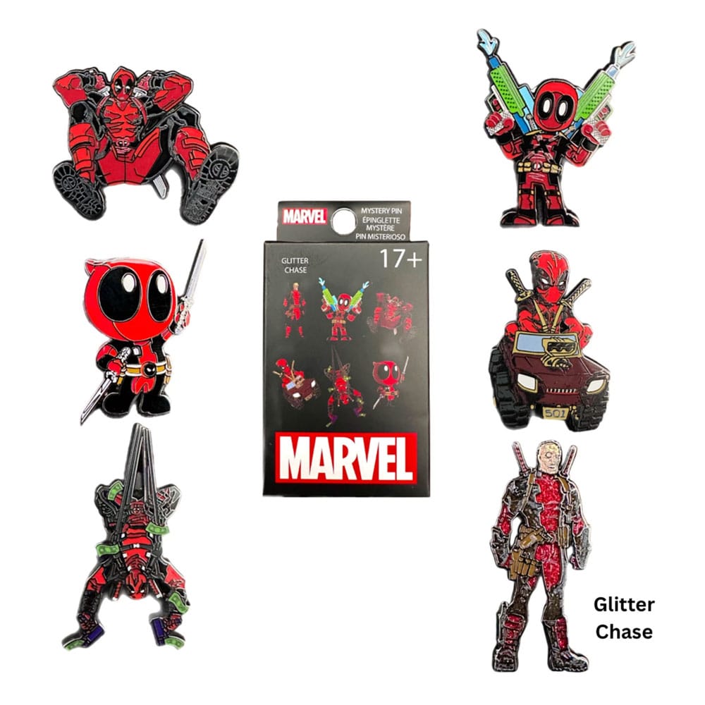 Deadpool by Loungefly présentoir pin's émaillés Blind Box Deadpool Action(12)