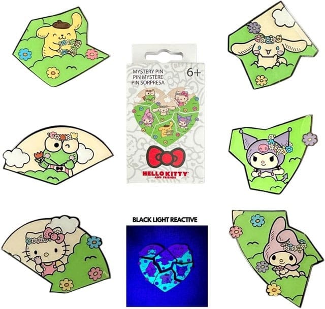 Sanrio by Loungefly présentoir pin's émaillés Blind Box Hello Kitty & Friends Flower Crown Puzzle(12)