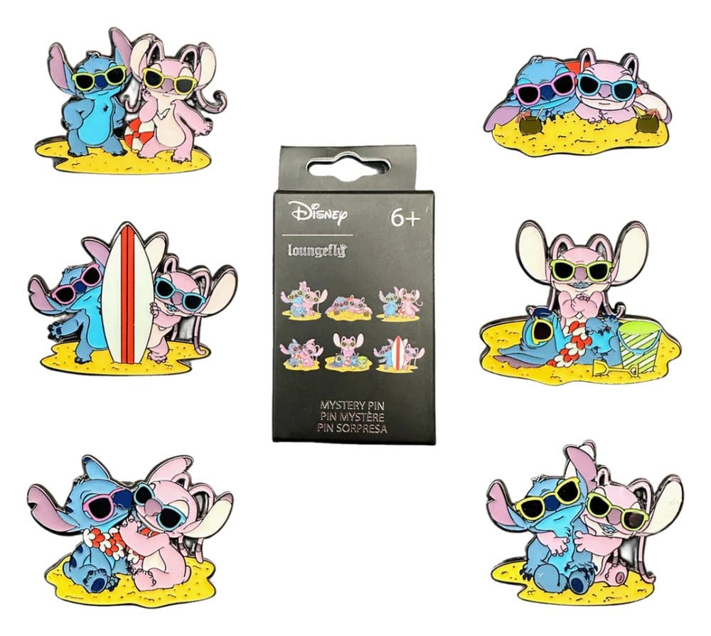 Disney présentoir Mystery Minis figurines Stitch and Angel Beach Scene 5 cm (12)