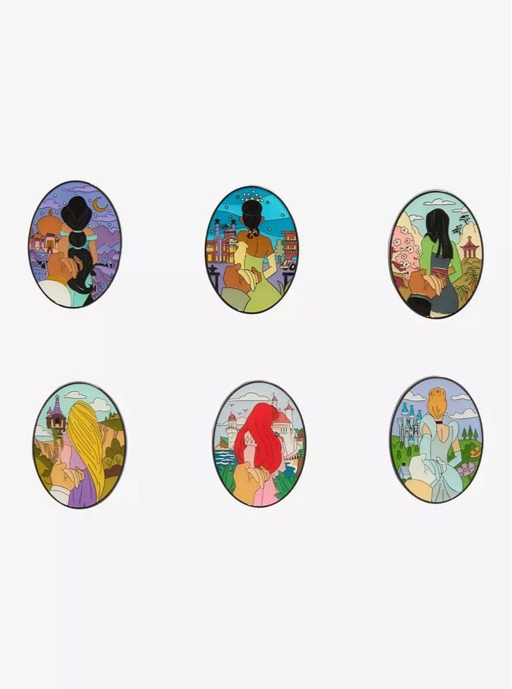Disney Princess by Loungefly présentoir pin's émaillés Blind Box Back holding Hand(12)