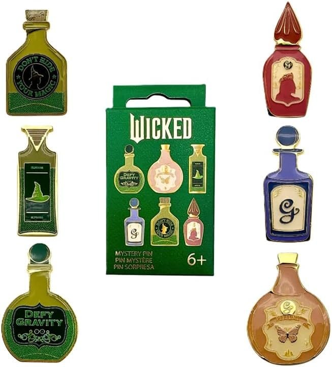 Wicked présentoir pin's émaillés Blind Box Potion Bottles (18)