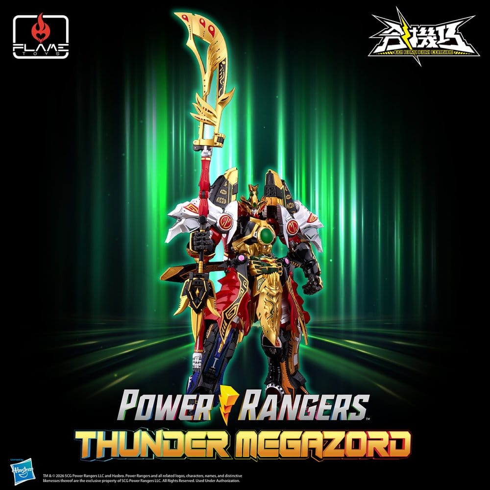 Power Rangers figurine Go! Kuro Kara Combine Thunder Megazord 28 cm