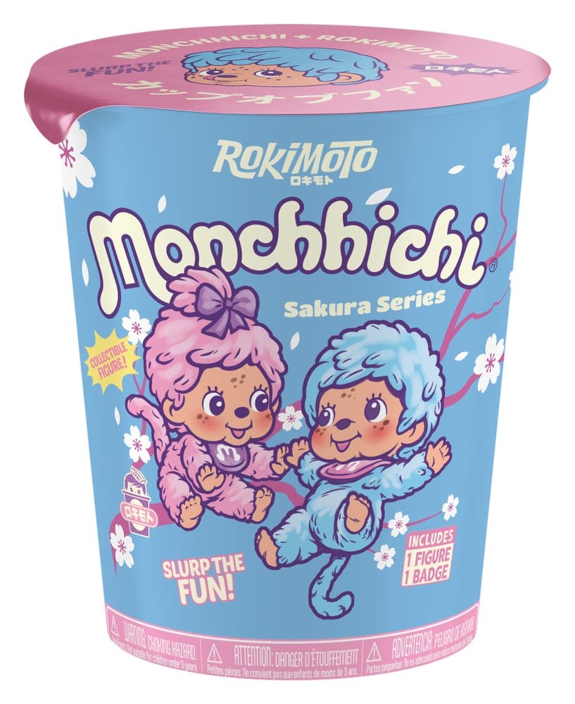 Monchhichi Rokimoto présentoir figurine Cup of Fun Sakura Series 10 cm Blind Box (6)