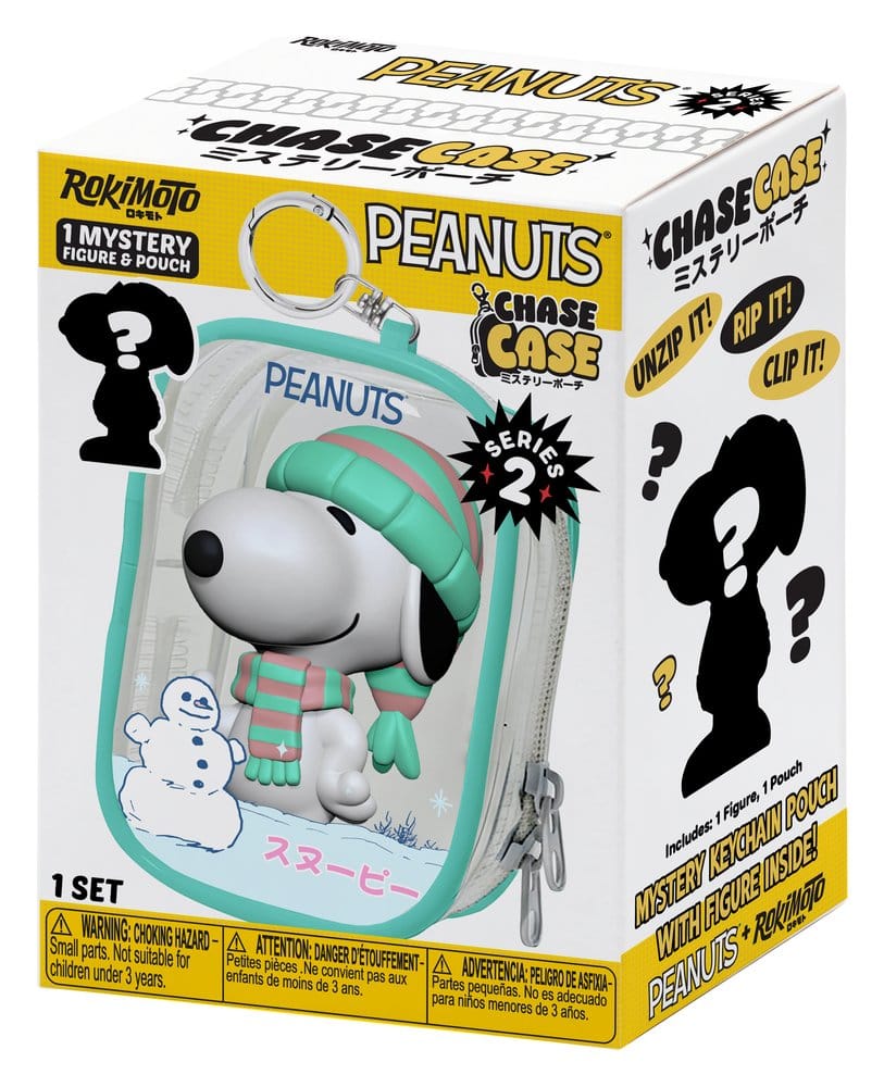 Snoopy Chase Case Mini Figurine Blind Box Série 2 9 cm