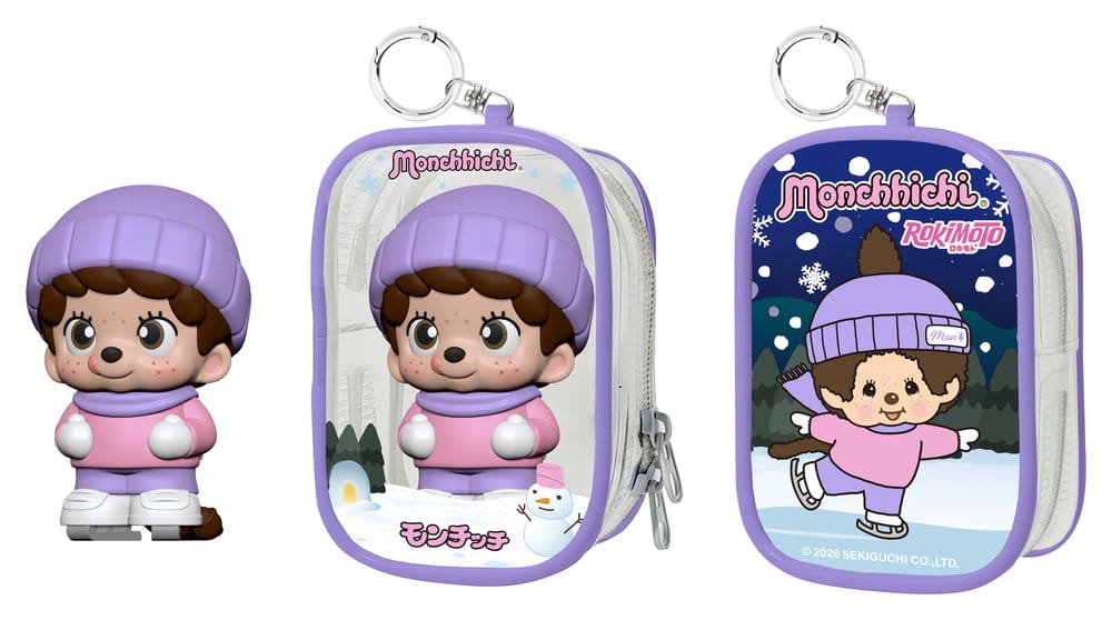 Monchhichi Chase Case Mini Figurine Blind Box Série 2 9 cm