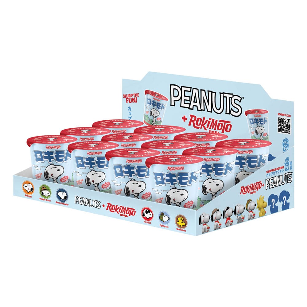 Peanuts + Rokimoto assortiment figurines Blind Box 10 cm (12)