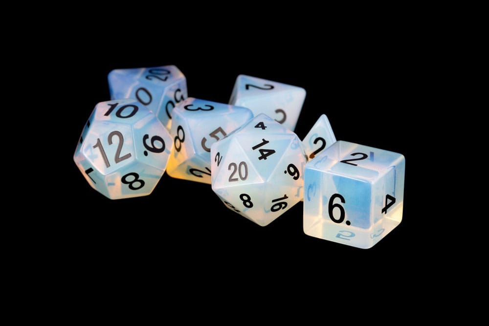 FanRoll pack dés Opalite (7)