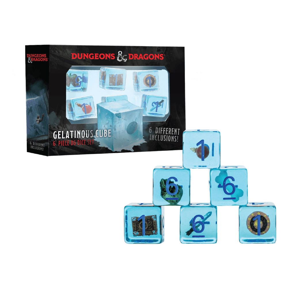 Dungeons & Dragons Pack de dés Gelatinous Cube (6)