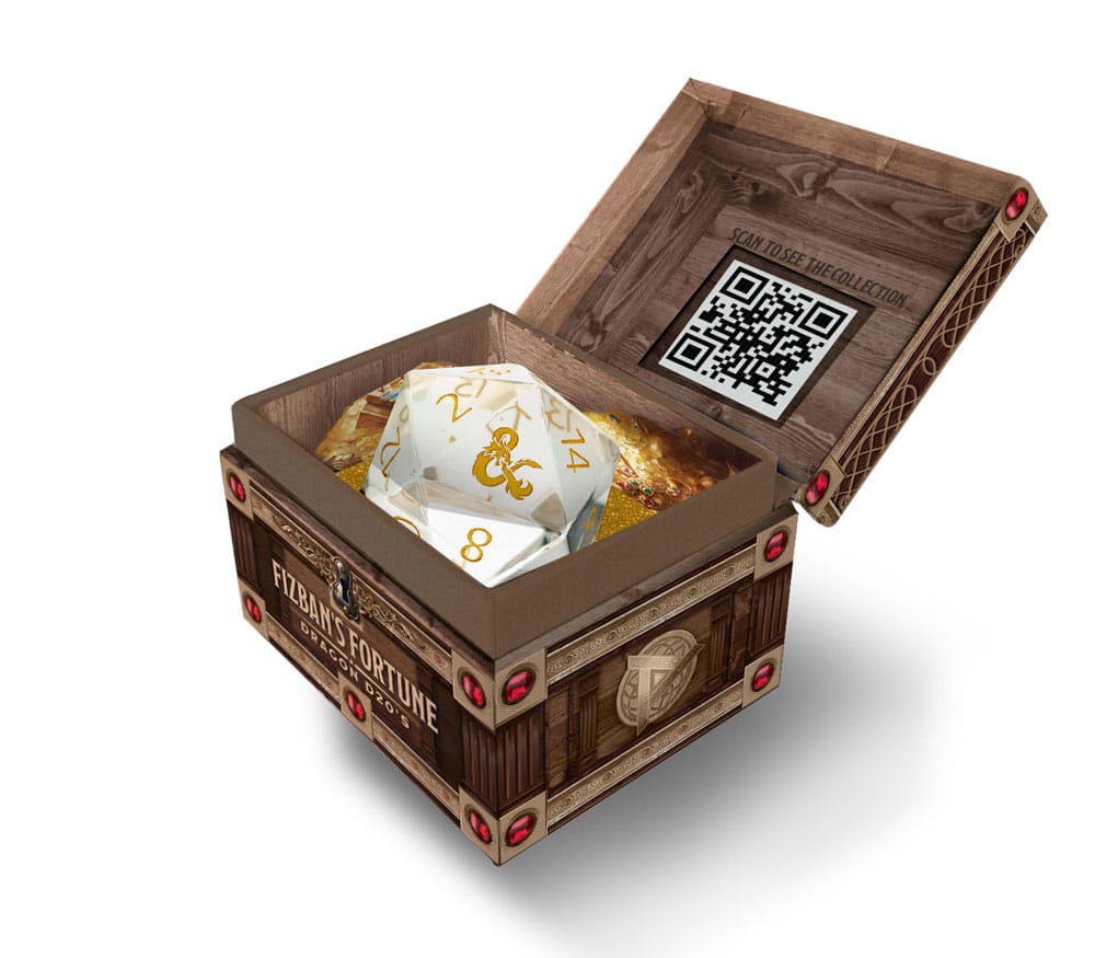 Dungeons & Dragons Blind Mystery Box dés Fizban's Treasure d20 25 mm