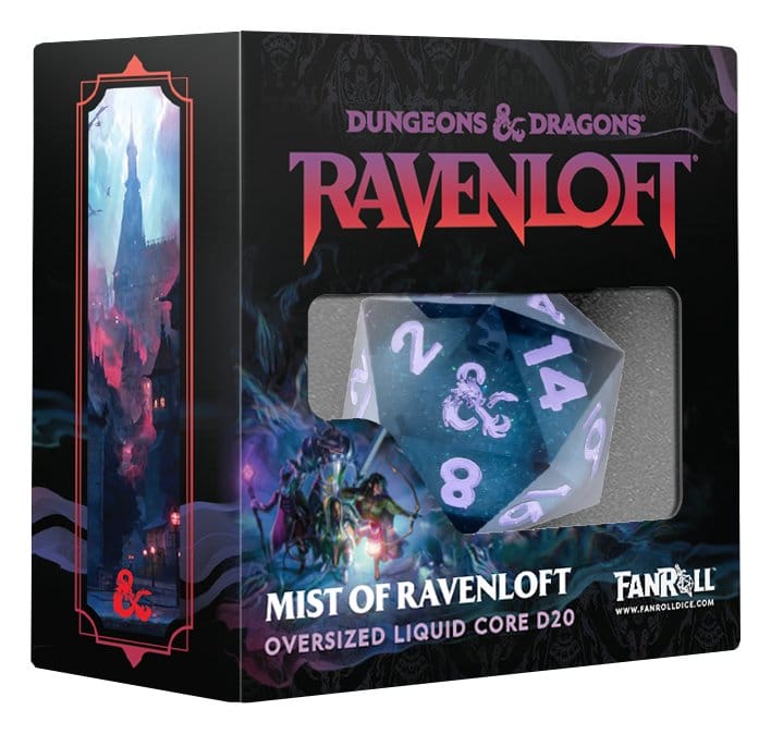 Dungeons & Dragons Mists of Ravenloft Dé Oversized Liquid Core d20