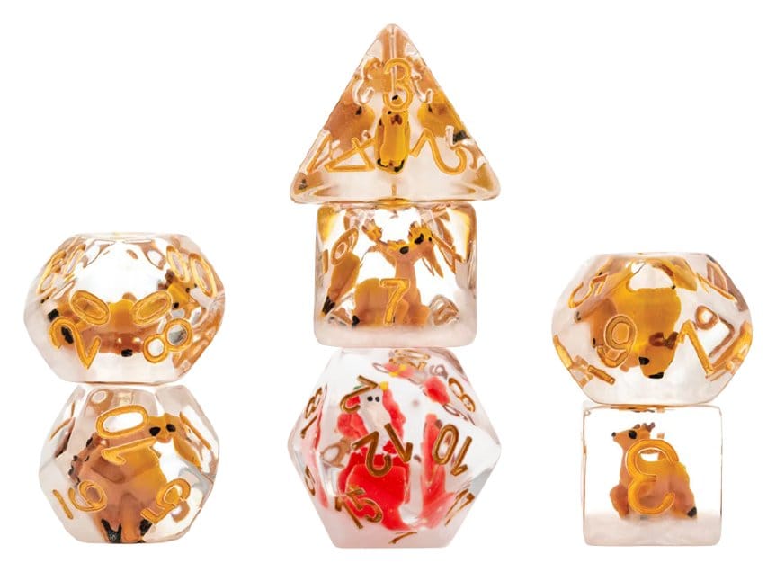 Noël Resin pack dés Reindeer & Santa