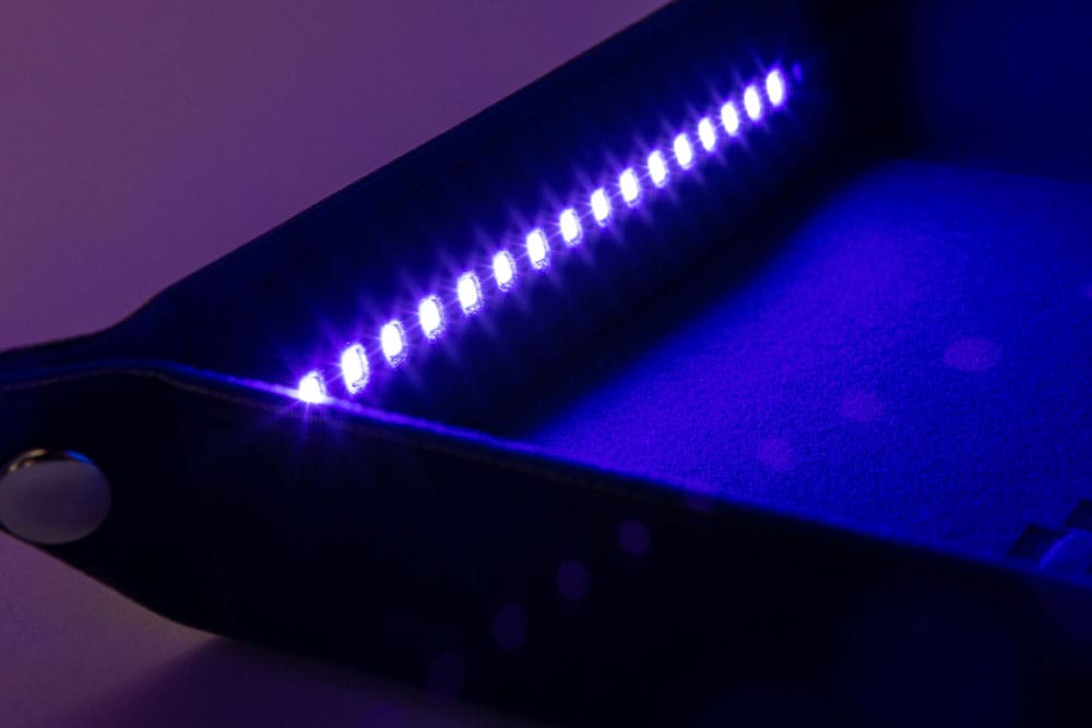 FanRoll Shadowlight Plateau à dés pliant Blacklight Black