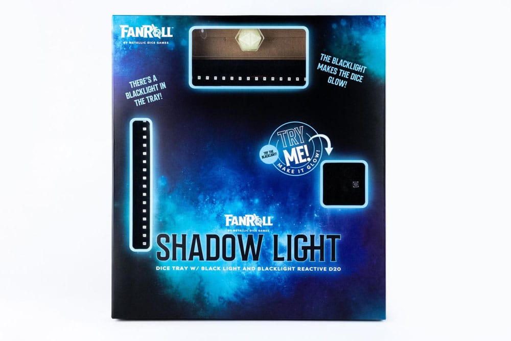 FanRoll Shadowlight Plateau à dés pliant Blacklight Black
