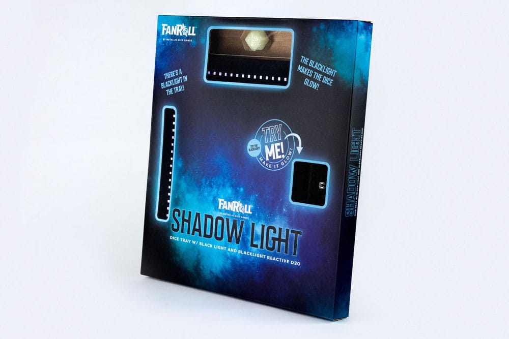 FanRoll Shadowlight Plateau à dés pliant Blacklight Black