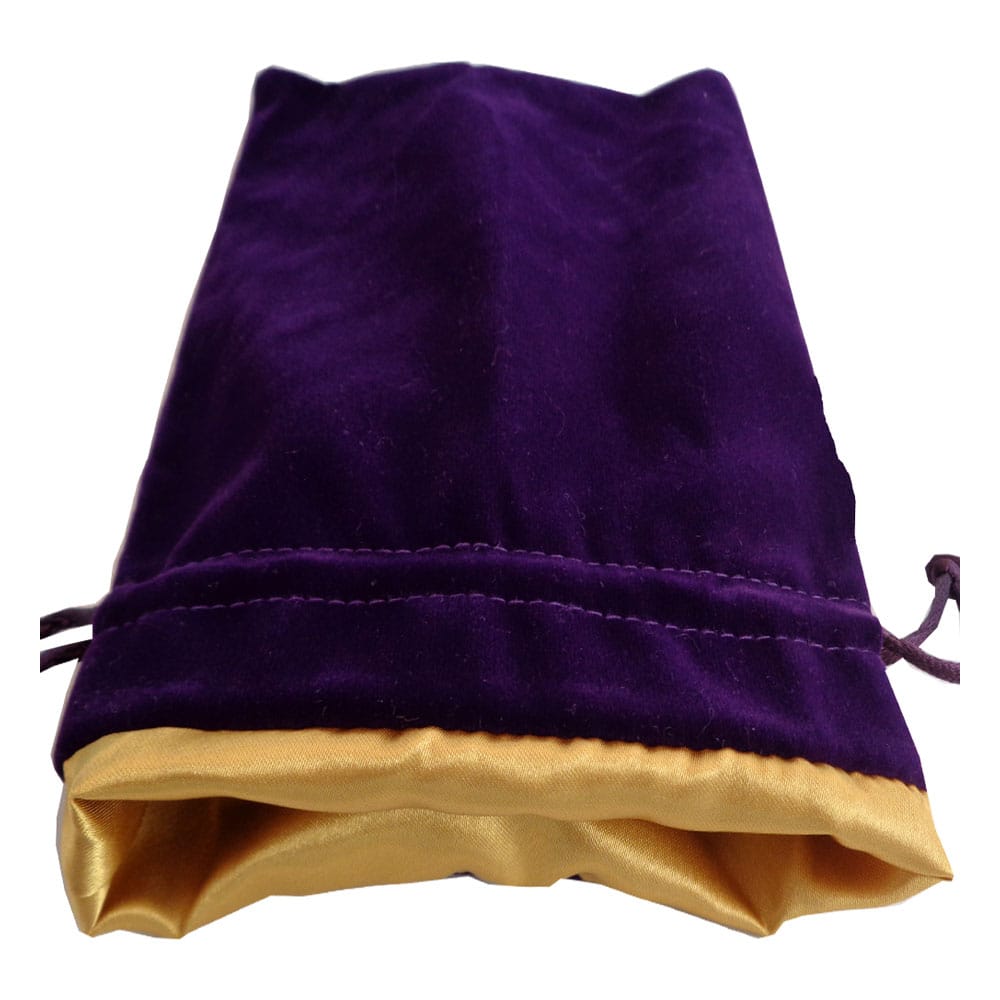 FanRoll Sac à dés Velvet Purple with Golden Satin Large