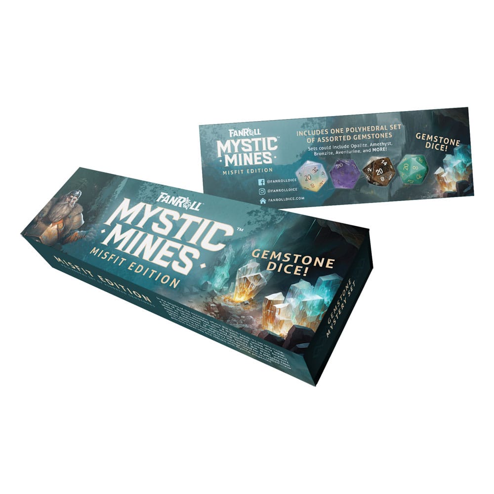 Misfit Mystic Mines pack dés Blind Box Mystery Gemstone