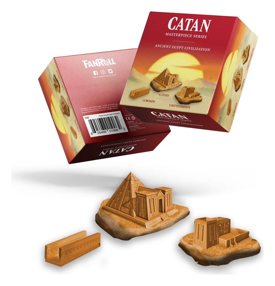 Catan Masterpiece Series set de mini figurines Égypte