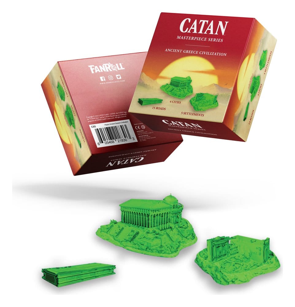 Catan Masterpiece Series set de mini figurines Grèce