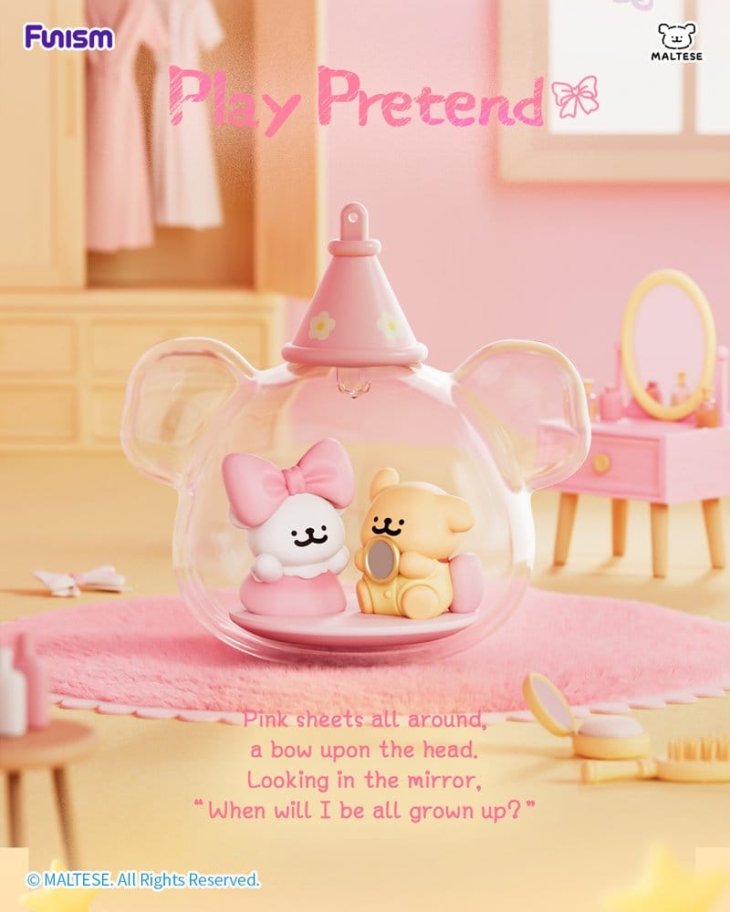 Maltese Childhood Days Series présentoir figurine mini Blind Box (8)