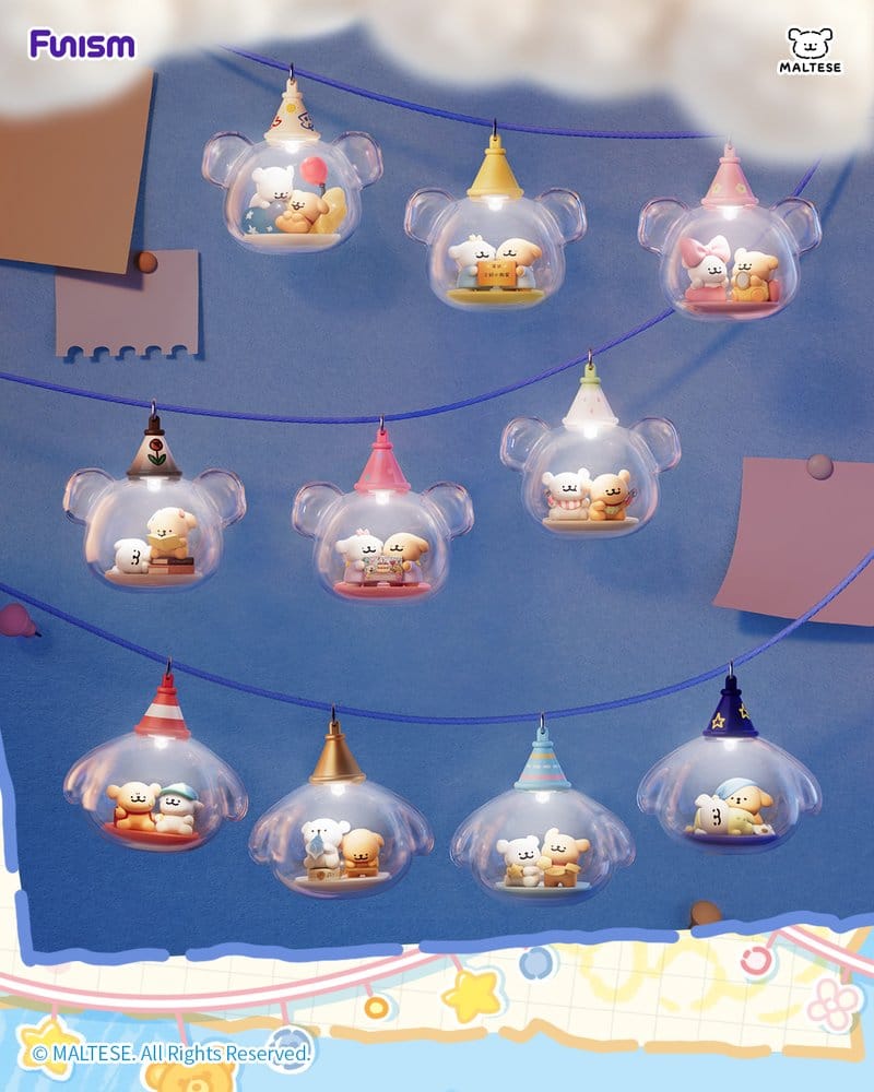 Maltese Childhood Days Series présentoir figurine mini Blind Box (8)