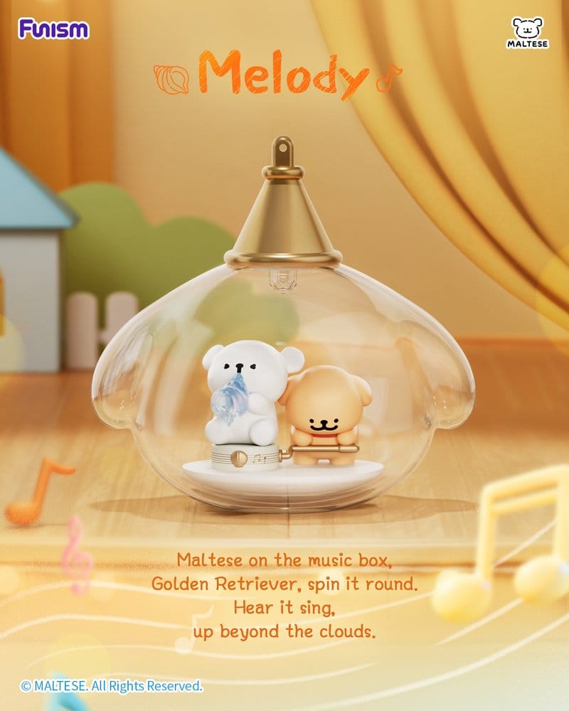 Maltese Childhood Days Series présentoir figurine mini Blind Box (8)
