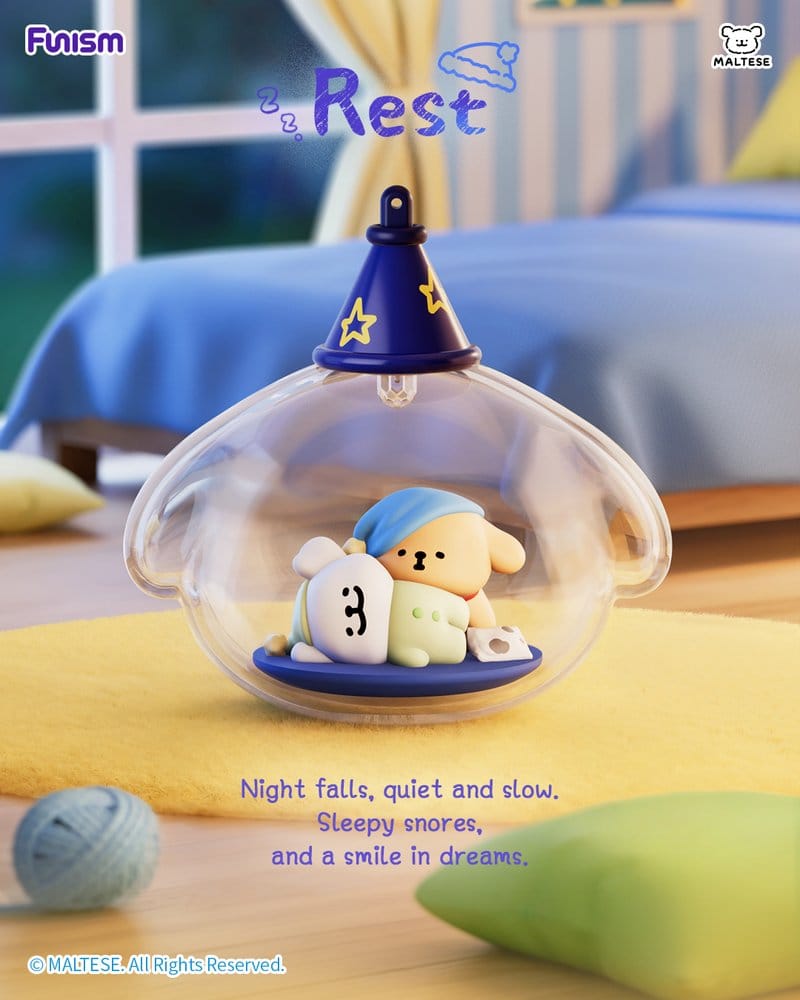 Maltese Childhood Days Series présentoir figurine mini Blind Box (8)
