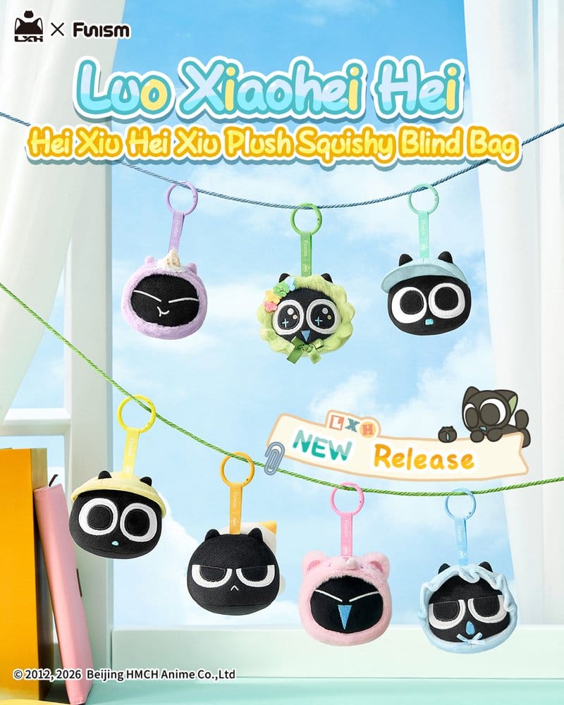 Luo Xiaohei Hei Xiu Hei Xiu présentoir peluche Squishy Blind Bag (6)