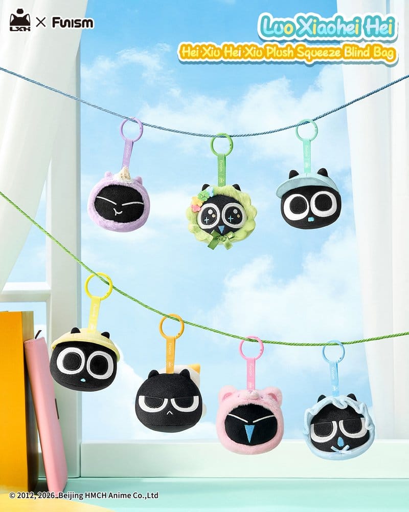 Luo Xiaohei Hei Xiu Hei Xiu présentoir peluche Squishy Blind Bag (6)