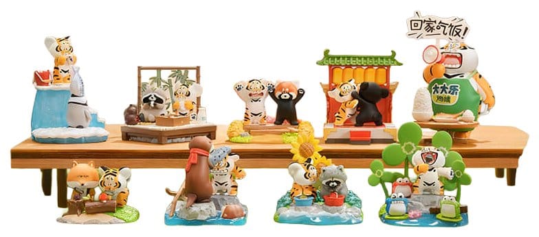 Alexander The Fat TigerBlind Box présentoir mini-figurines Little Tiger and his companions (8)