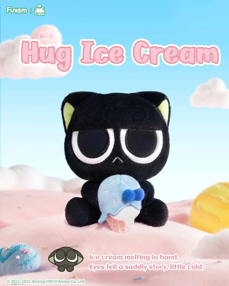 Luo Xiaohei présentoir mini-figurines Hug Plush Pendant Series 10 cm (6 )