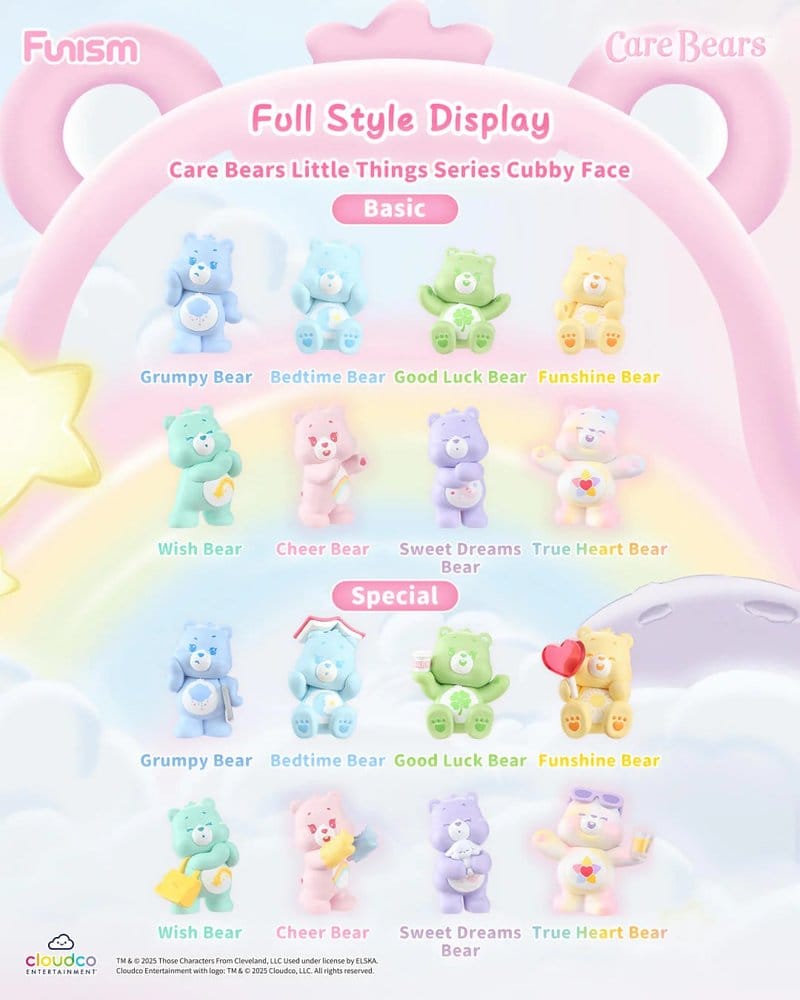 Bisounours Blind Box présentoir mini-figurines Little Things Cubby Face Series 5 cm (6)