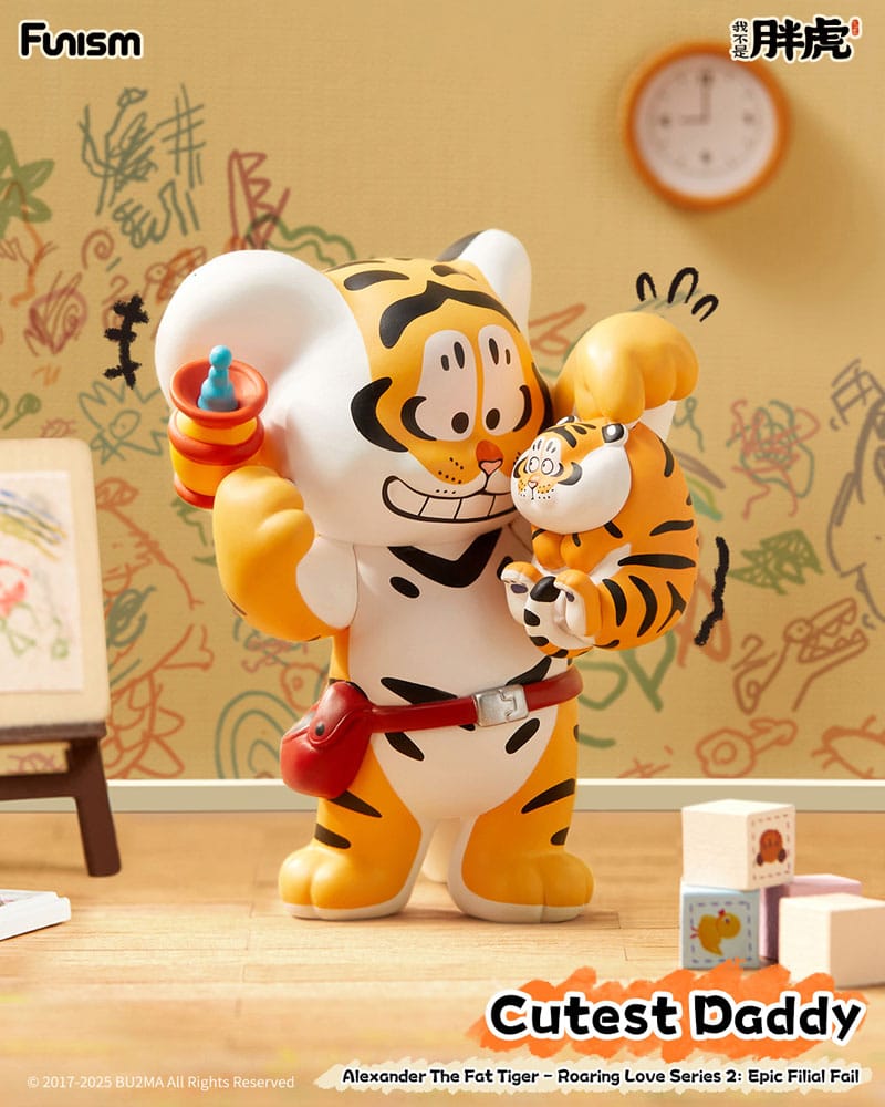 Alexander The Fat Tiger présentoir mini-figurines Roaring Love Series 2: Epic Filial Fabil 7 cm (8)