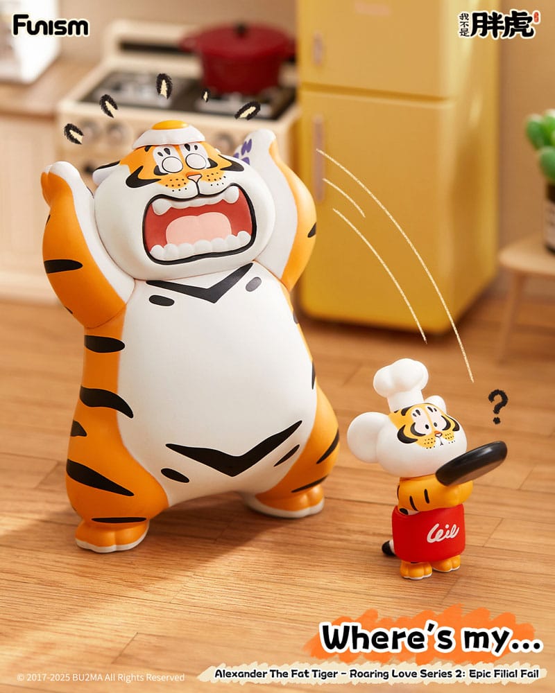 Alexander The Fat Tiger présentoir mini-figurines Roaring Love Series 2: Epic Filial Fabil 7 cm (8)