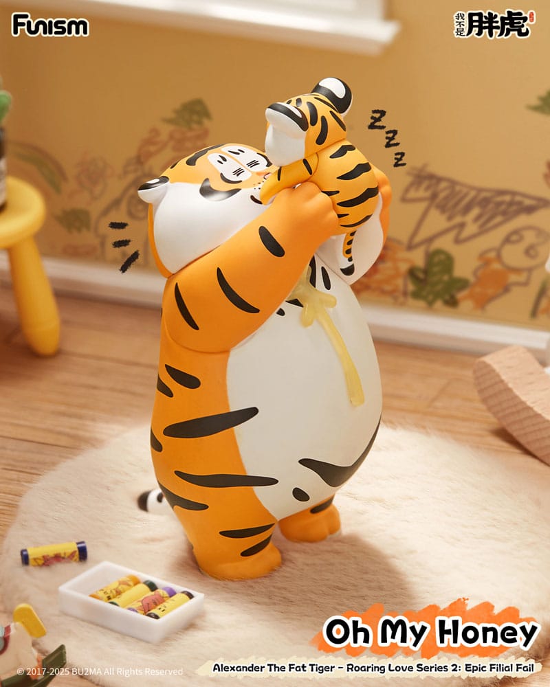 Alexander The Fat Tiger présentoir mini-figurines Roaring Love Series 2: Epic Filial Fabil 7 cm (8)