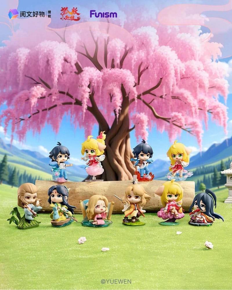 Fox Spirit Matchmaker Blind Box présentoir mini-figurines Sea Oath Mountain Alliance 8 cm (8)