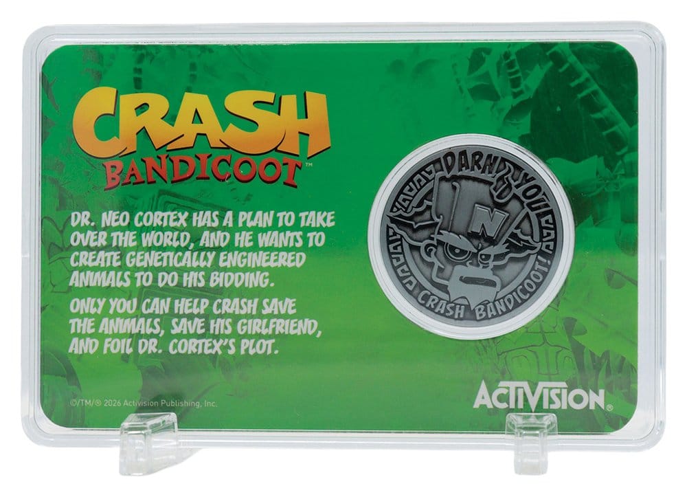 Crash Bandicoot Pièce De Collection Presentation Édition Limitée