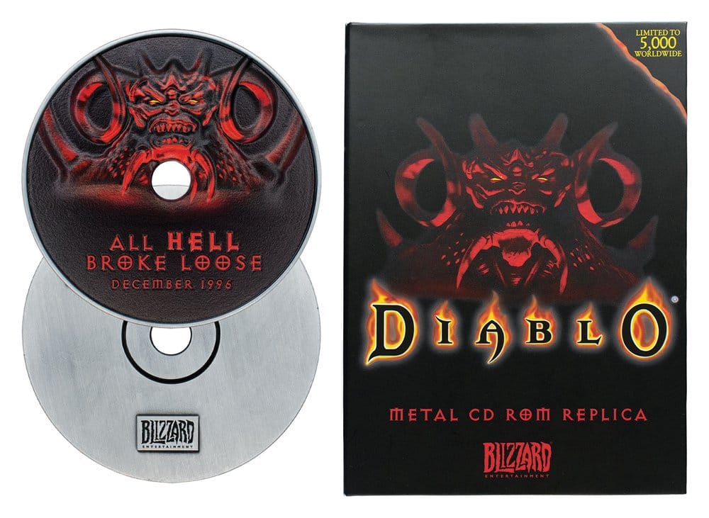 Diablo réplique 30th Anniversary CD-ROM Limited Edition 11 cm