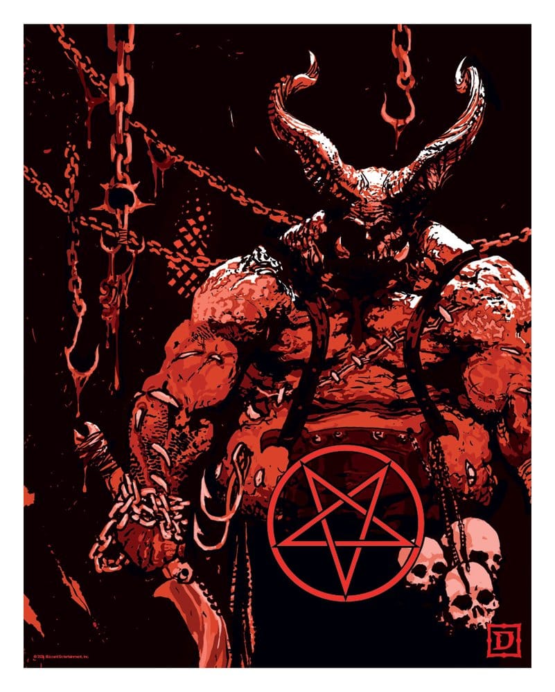 Diablo lithographie Set of Five Limited Edition 36 x 28 cm