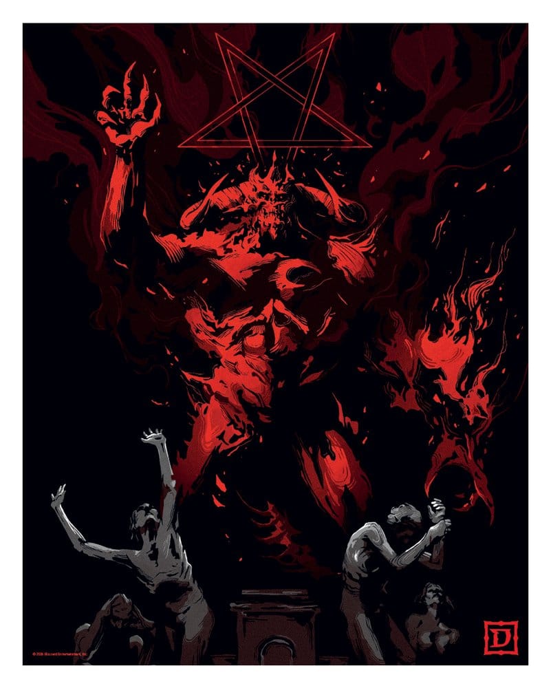 Diablo lithographie Set of Five Limited Edition 36 x 28 cm